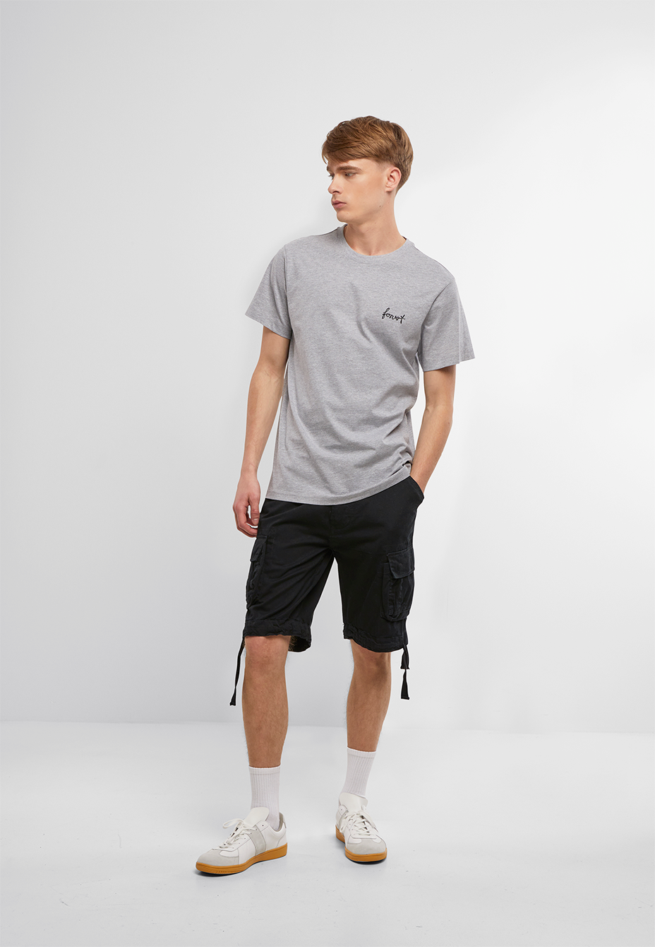 Tricou Forvert Salinas Heather Grey Brandit - Confort Superior Zilnic
