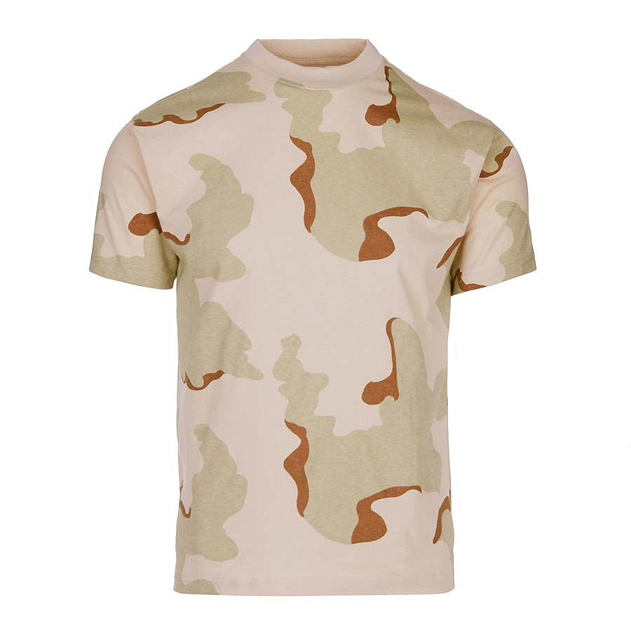 Tricou Fostee camo Deșert - Adaptabilitate și Confort Tactic Superior