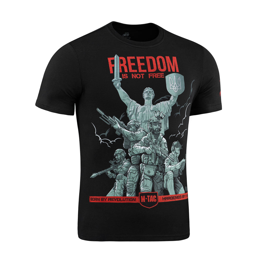 Tricou Freedom M-Tac - Negru, Bumbac Elastic