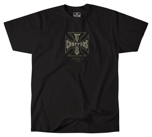 Tricou Gangscript West Coast Choppers - Bumbac Premium, Stil Casual