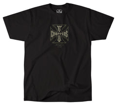 Tricou Gangscript West Coast Choppers - Bumbac Premium, Stil Casual