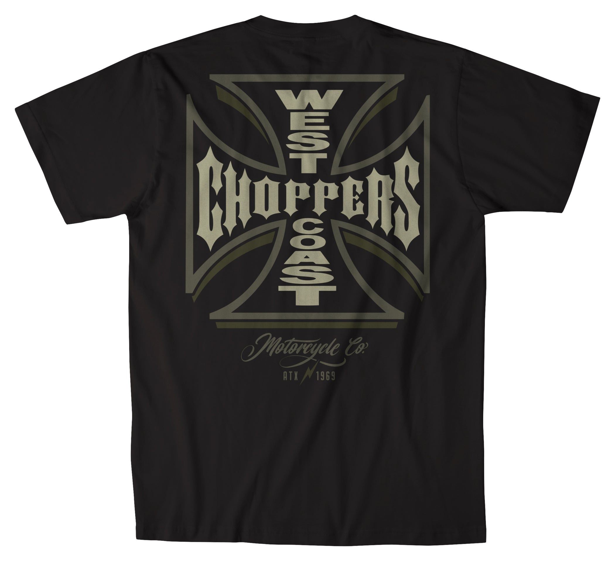 Tricou Gangscript West Coast Choppers - Bumbac Premium, Stil Casual
