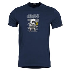 Tricou Ghosting T-Shirt Midnight Blue Pentagon Tactical - Performanță și Ventilație Optimă în orice Mediu