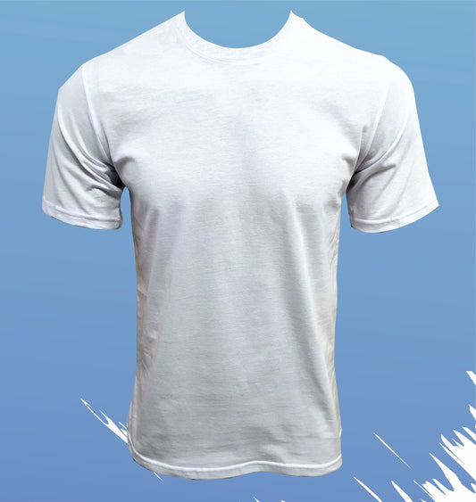 Tricou Glat Alb