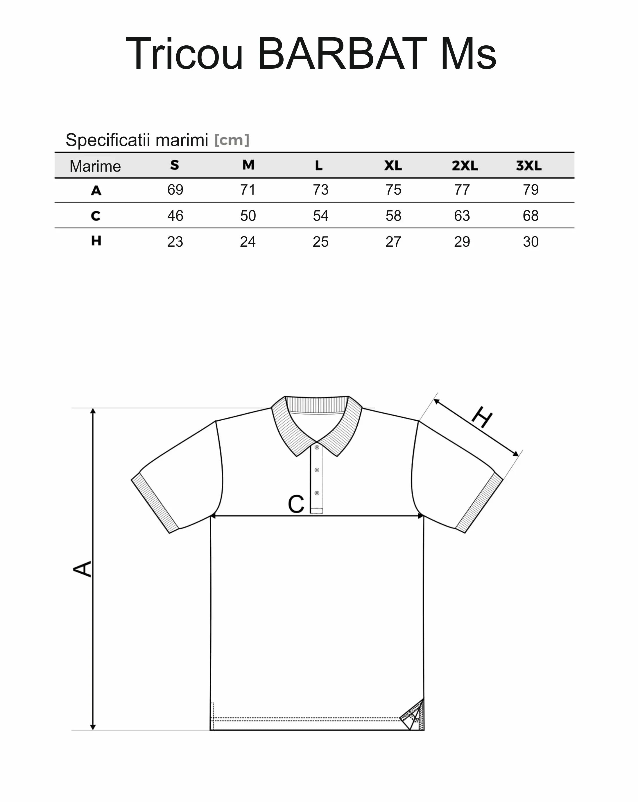 Tricou Glat Bleu Jandarmeria Romana