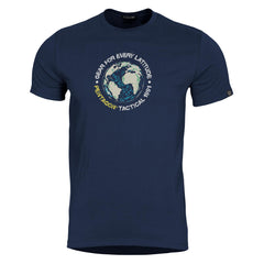 Tricou Globe T-Shirt Midnight Blue Pentagon Tactical - Performanță și Ventilație Optimă în orice Mediu