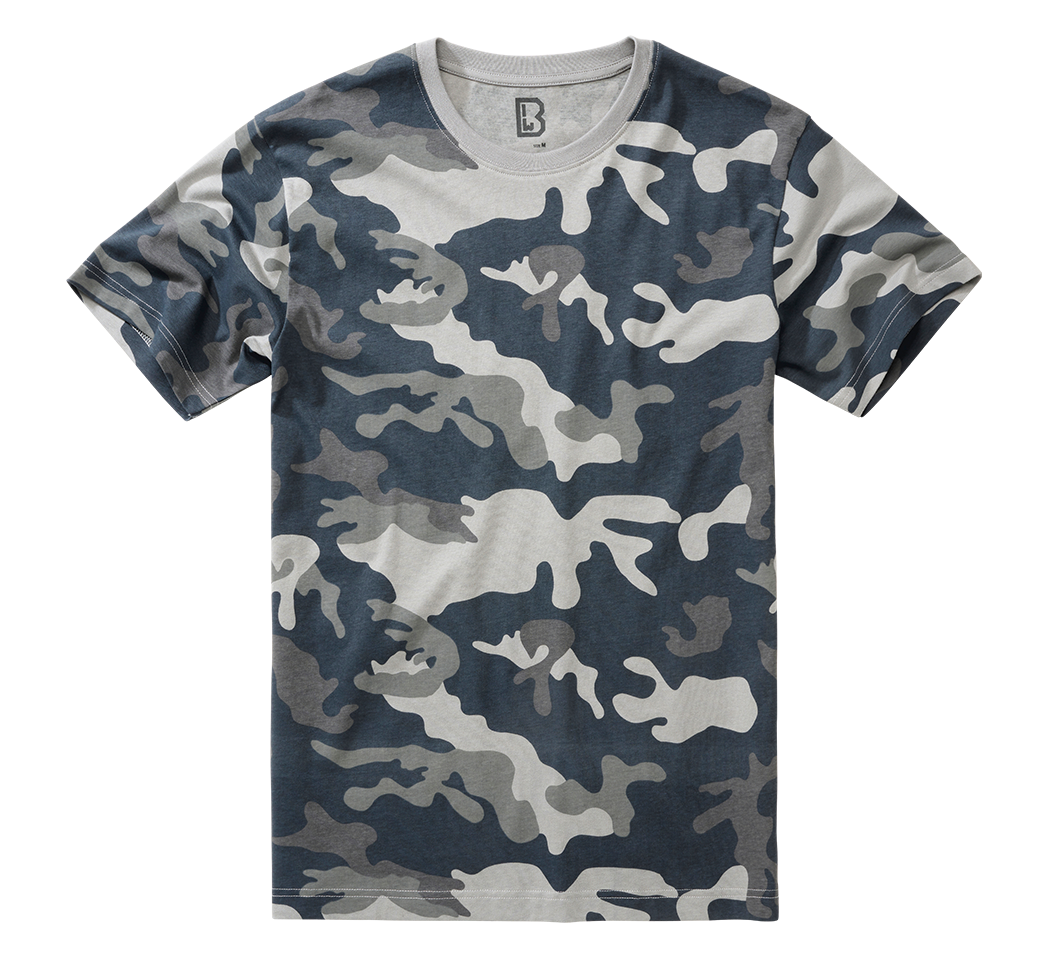 Tricou Grey Camo Brandit - Confort Zilnic Superior