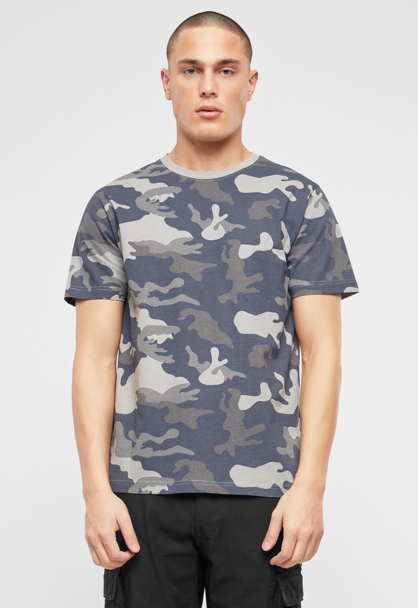 Tricou Grey Camo Brandit - Confort Zilnic Superior