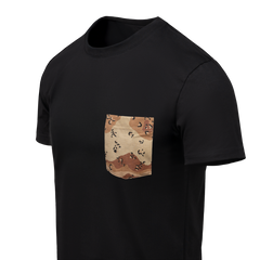 Tricou Helikon-Tex 6 Color Desert Pocket Negru