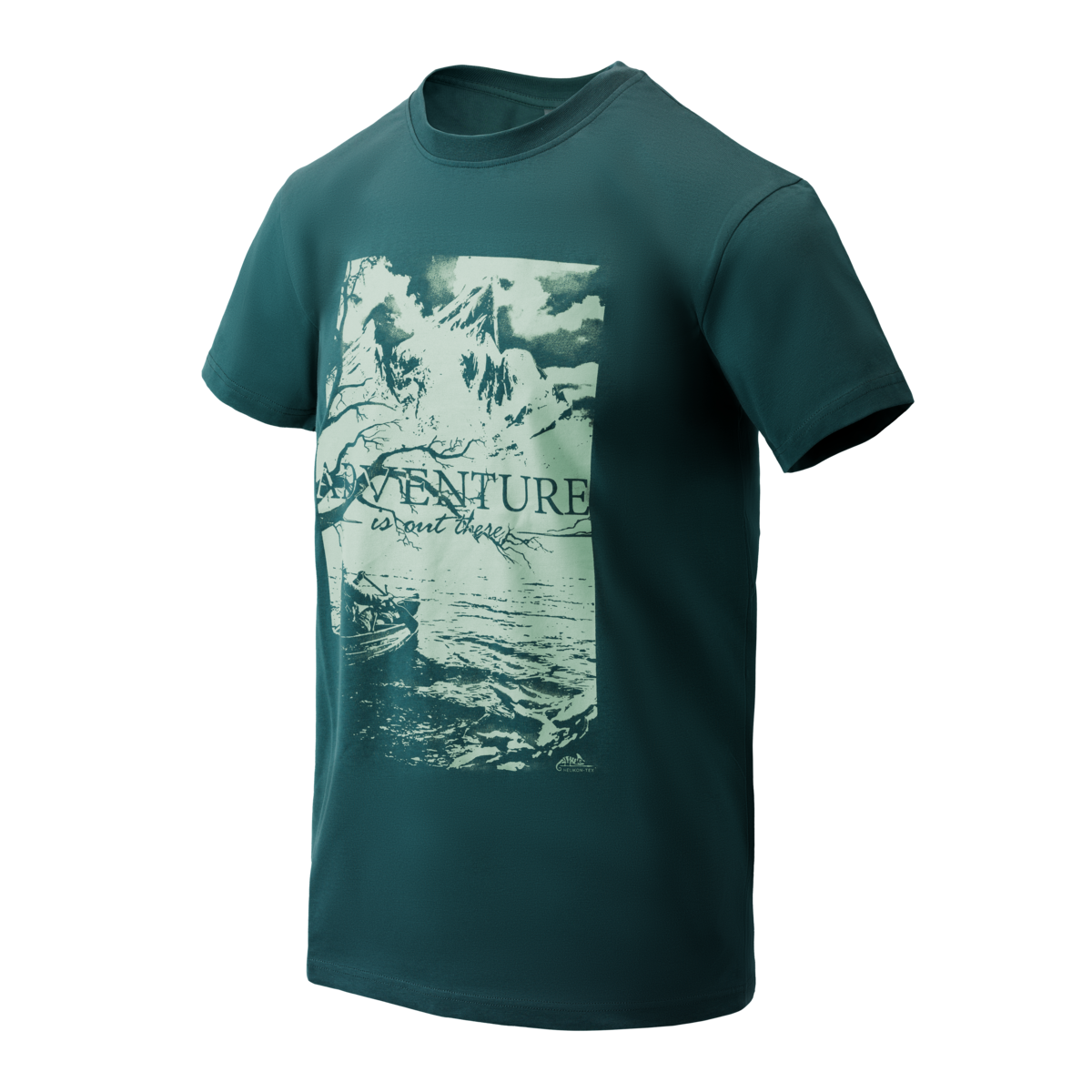 Tricou Helikon-Tex Adventure Is Out There Bumbac Dark Azure