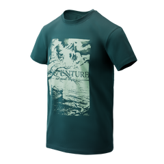 Tricou Helikon-Tex Adventure Is Out There Bumbac Dark Azure