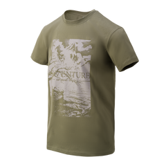 Tricou Helikon-Tex Adventure Is Out There Bumbac Verde Olive