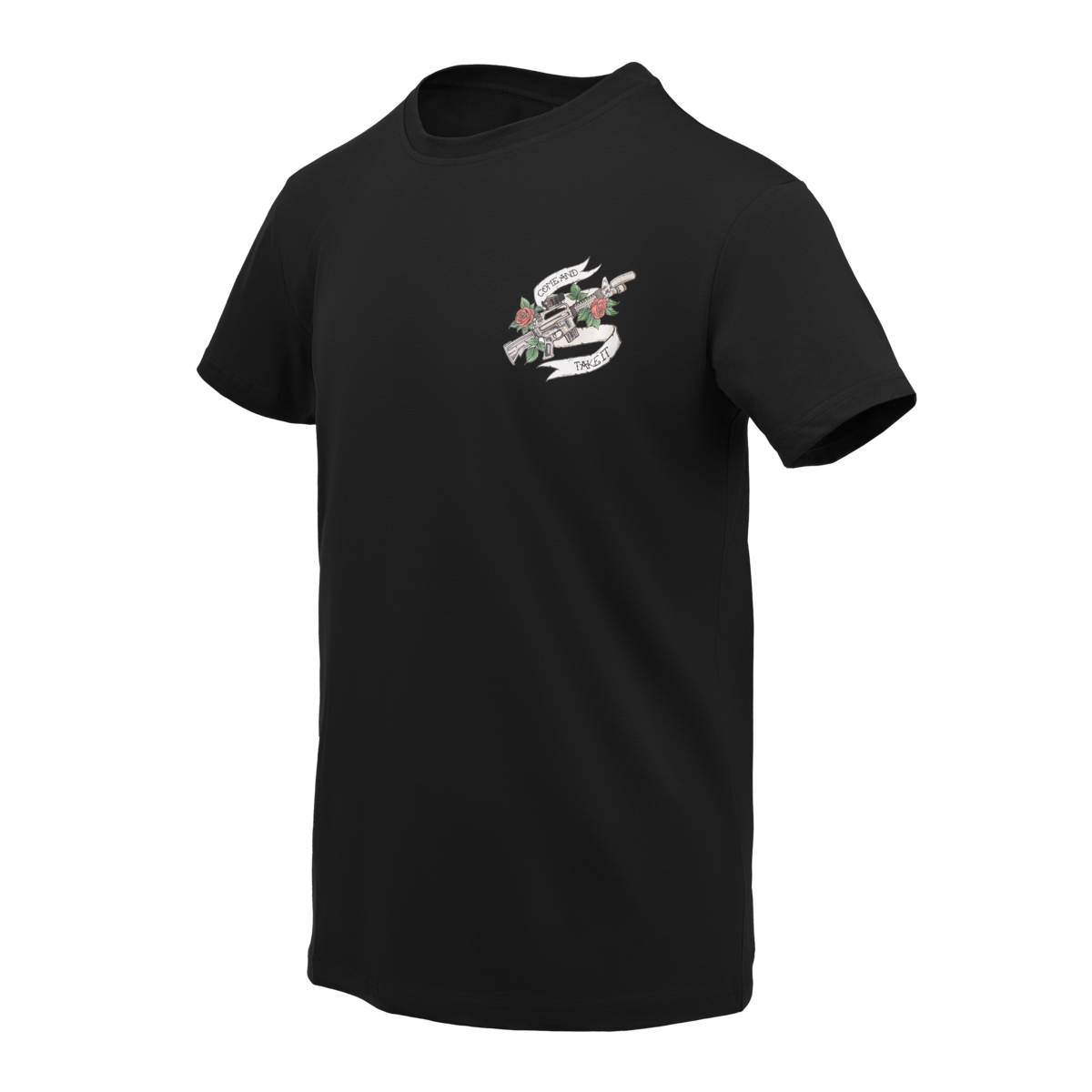 Tricou Helikon-Tex "Come and Take It" Negru Bumbac Clasic