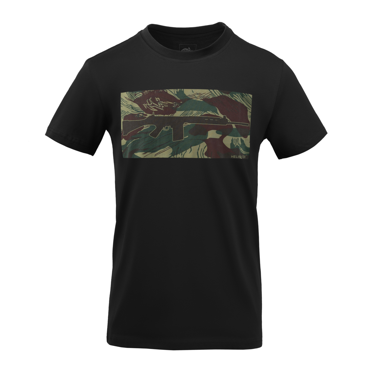 Tricou Helikon-Tex FN FAL Camuflaj Rhodesian Negru