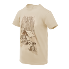 Tricou Helikon-Tex "Home Sweet Home" Bumbac cu Imprimeu Bushcraft