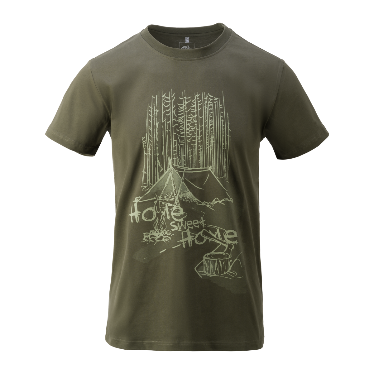 Tricou Helikon-Tex "Home Sweet Home" Verde Taiga