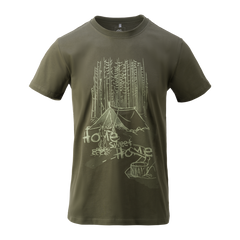 Tricou Helikon-Tex "Home Sweet Home" Verde Taiga