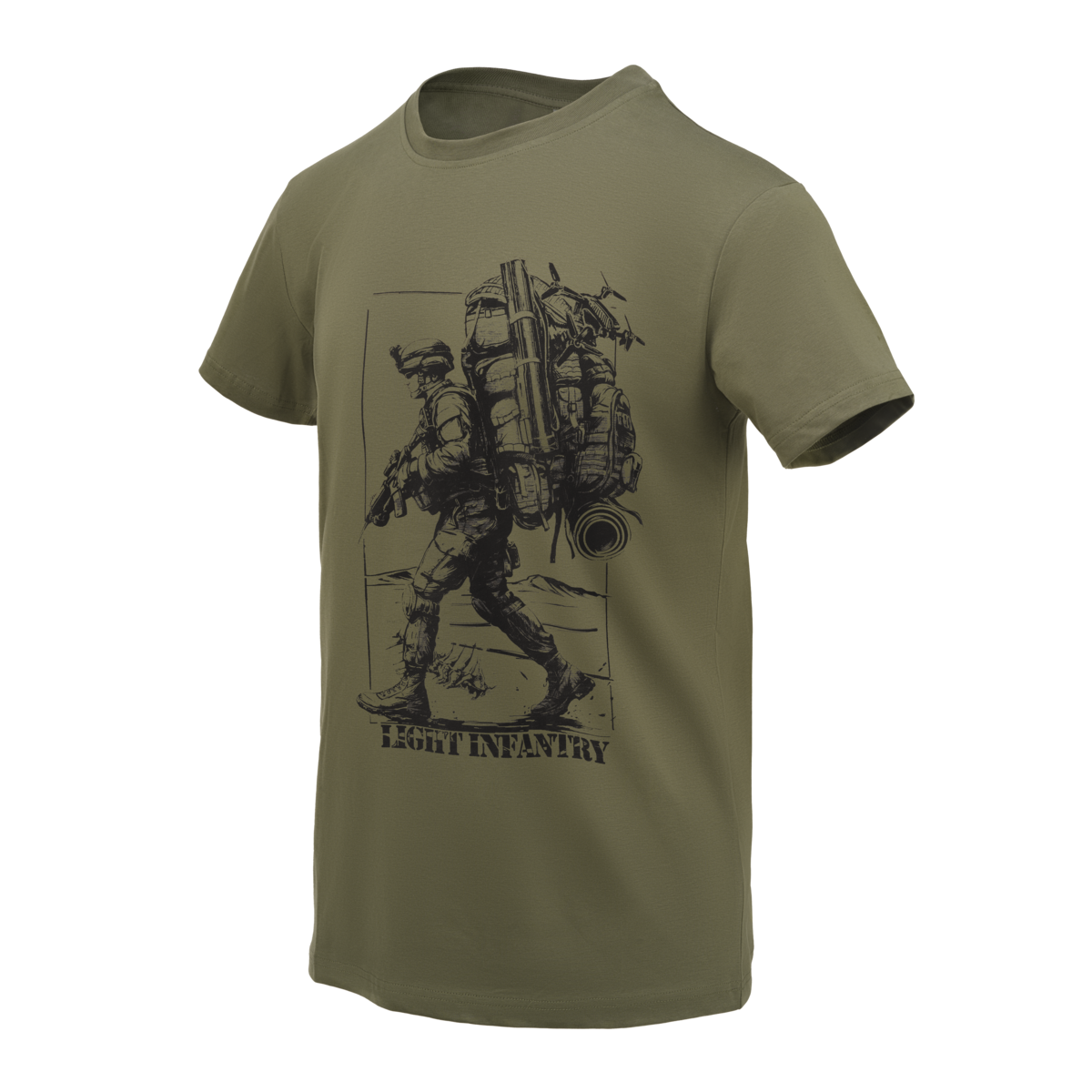 Tricou Helikon-Tex Light Infantry Bumbac Olive Green