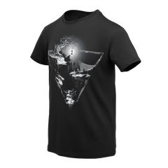 Tricou Helikon-Tex Night Valley Negru din Bumbac