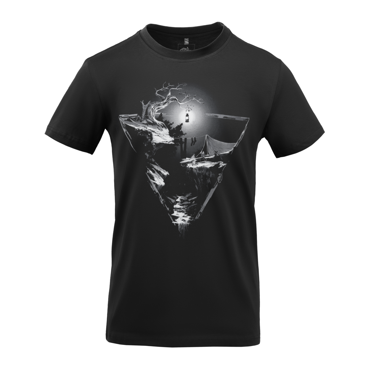 Tricou Helikon-Tex Night Valley Negru din Bumbac