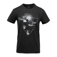 Tricou Helikon-Tex Night Valley Negru din Bumbac