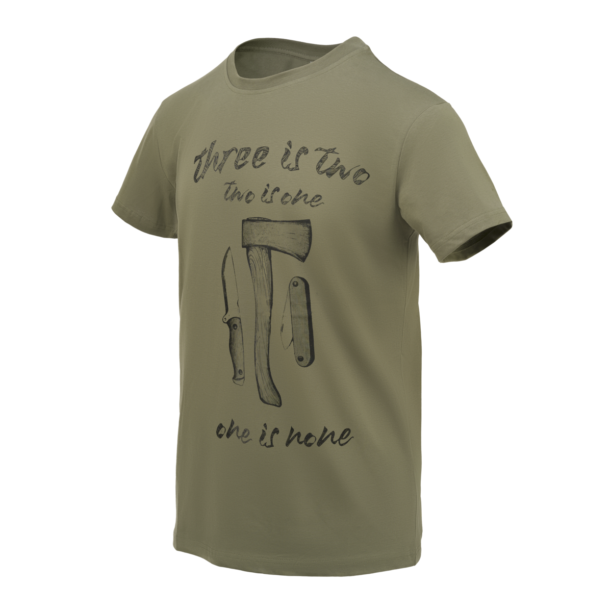Tricou Helikon-Tex (One is none) Bumbac Culoare Olive Green