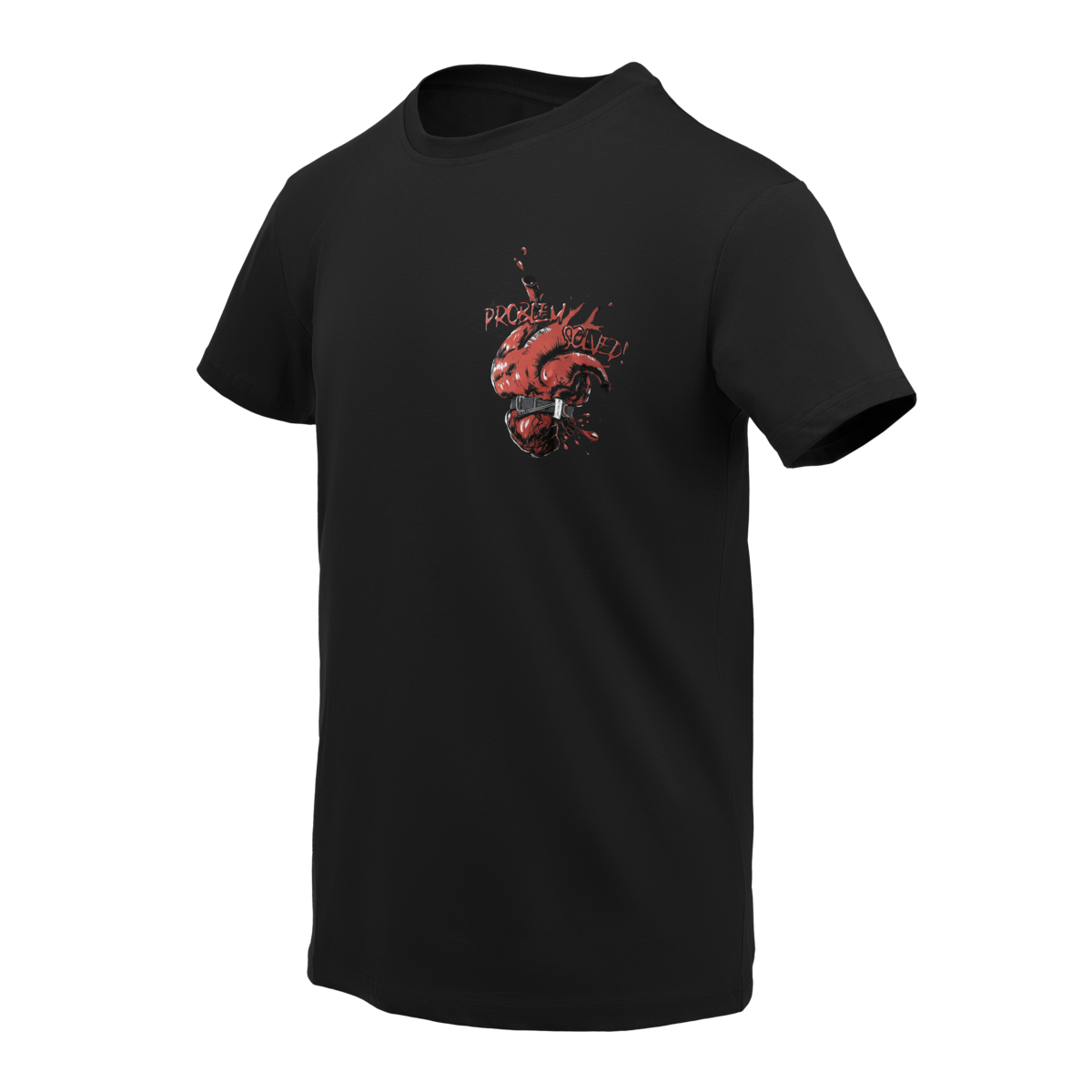 Tricou Helikon-Tex "Problem solved!" Negru Bumbac