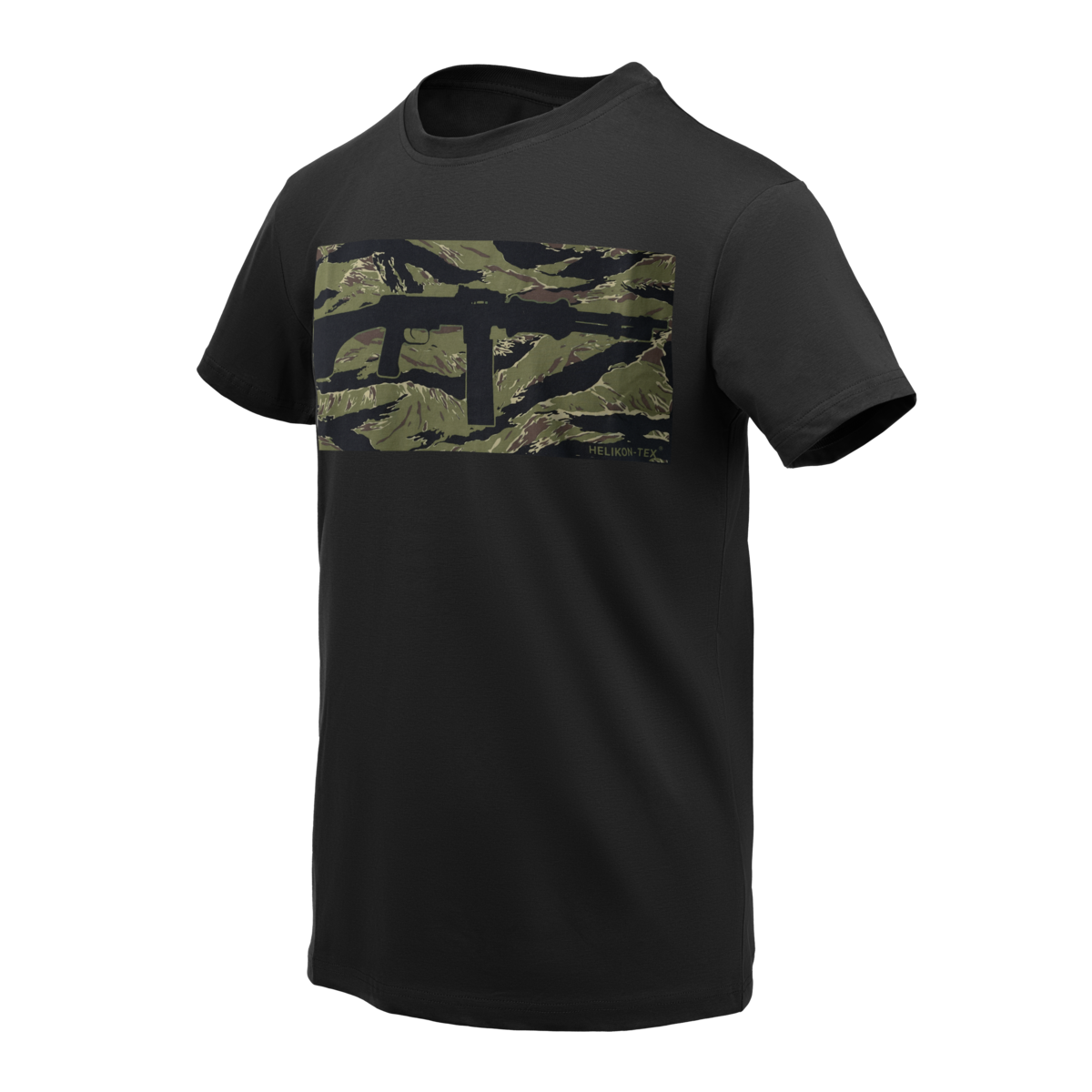 Tricou Helikon-Tex RPD Bumbac Negru/Tiger Stripe