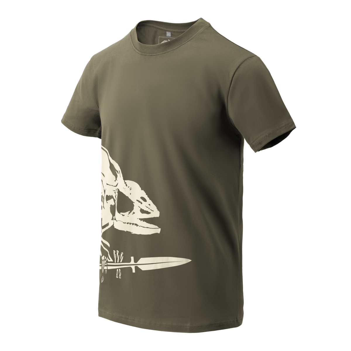 Tricou Helikon-Tex Skeleton Full Body Olive Green din Bumbac