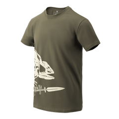 Tricou Helikon-Tex Skeleton Full Body Olive Green din Bumbac