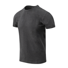 Tricou Helikon-Tex SLIM din Bumbac Organic Melange Black-Grey