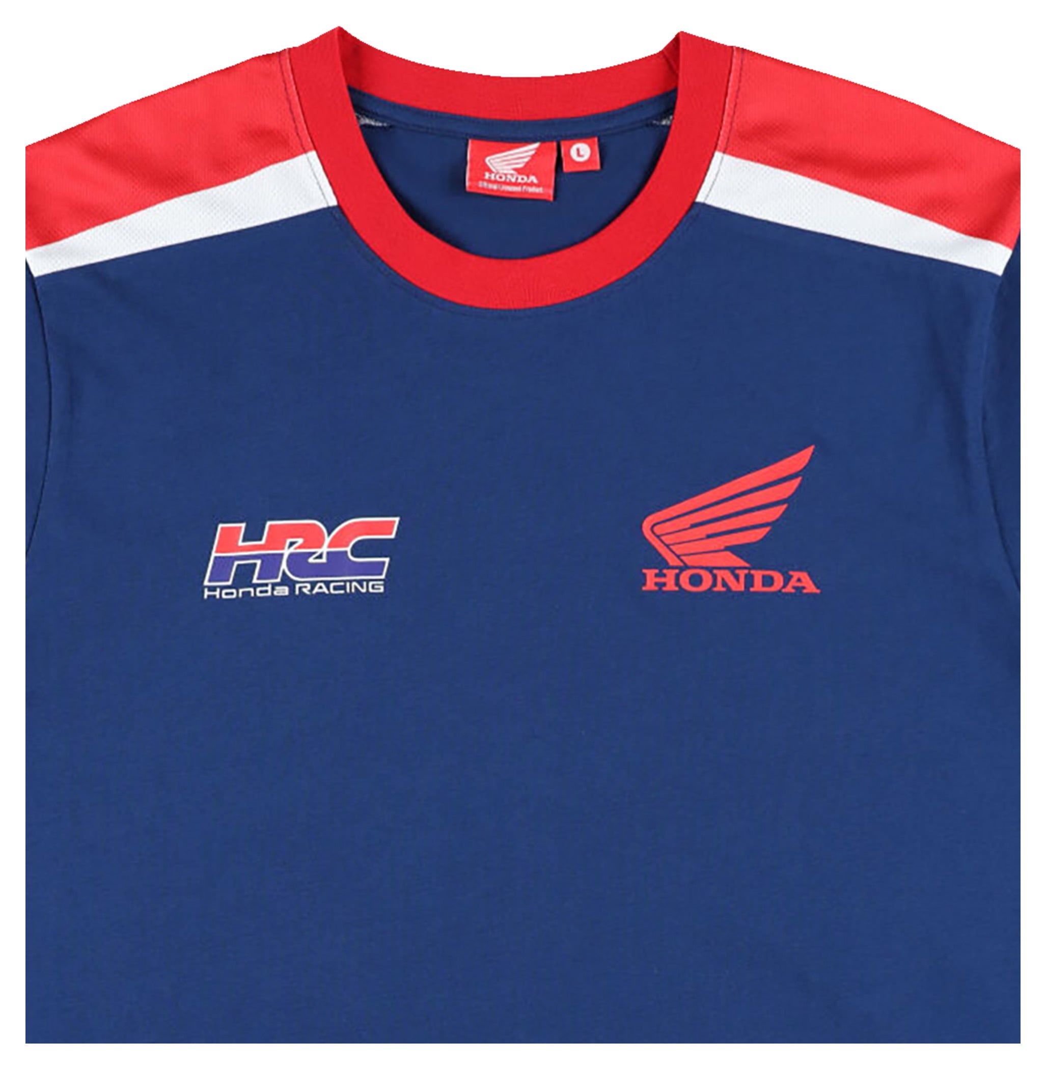 Tricou Honda HRC Wing - Culori iconice, Bumbac 100%