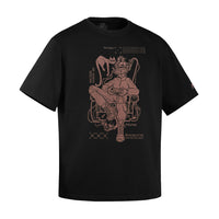 Tricou Hunter Pilots M-Tac Negru – 100% Bumbac Greu, Croială Oversized - poza 4