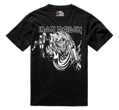 Tricou Iron Maiden T Eddy Glow Negru Brandit - Stil Iconic Durabil