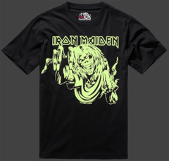 Tricou Iron Maiden T Eddy Glow Negru Brandit - Stil Iconic Durabil