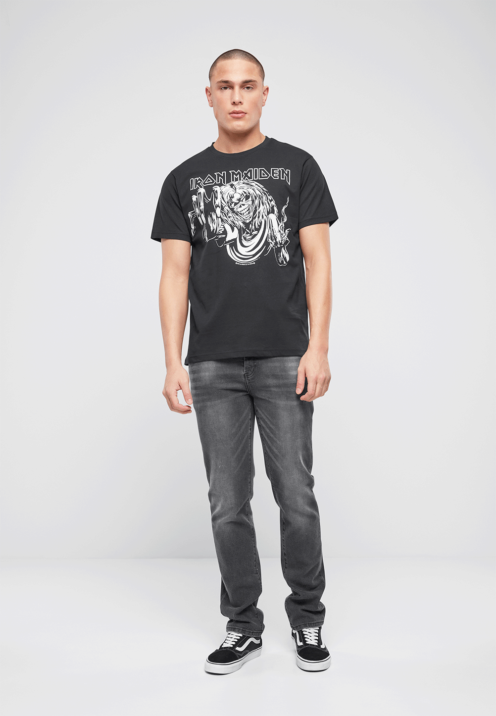 Tricou Iron Maiden T Eddy Glow Negru Brandit - Stil Iconic Durabil