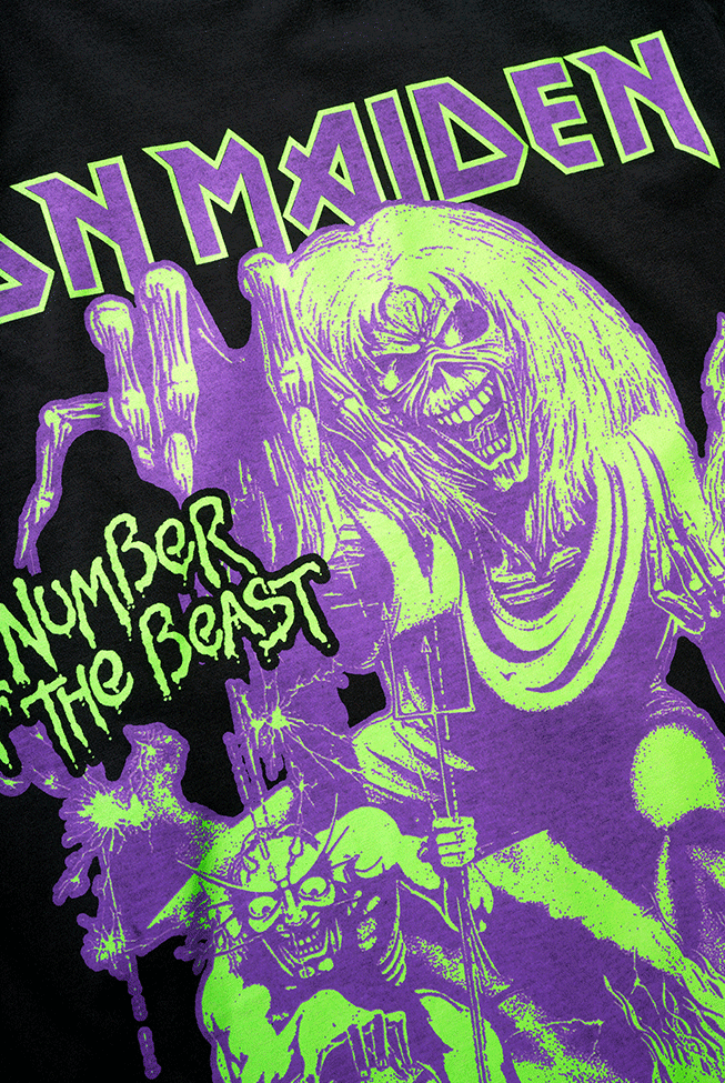 Tricou Iron Maiden T Number of the Beast I Negru Brandit - Expresie