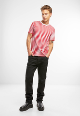 Tricou Jerseyshirt Stripe Tee Red White Brandit - Stil Casual Versatil