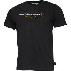 Tricou Junior Black Ink Savage Gear - Confort, Stil 10-12 Ani
