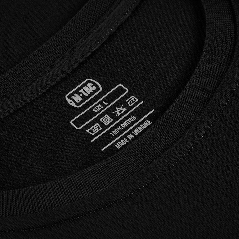 Tricou Kill Zone Cotton Hard M-Tac Negru – 100% Bumbac Greu, Croială Oversized - poza 10
