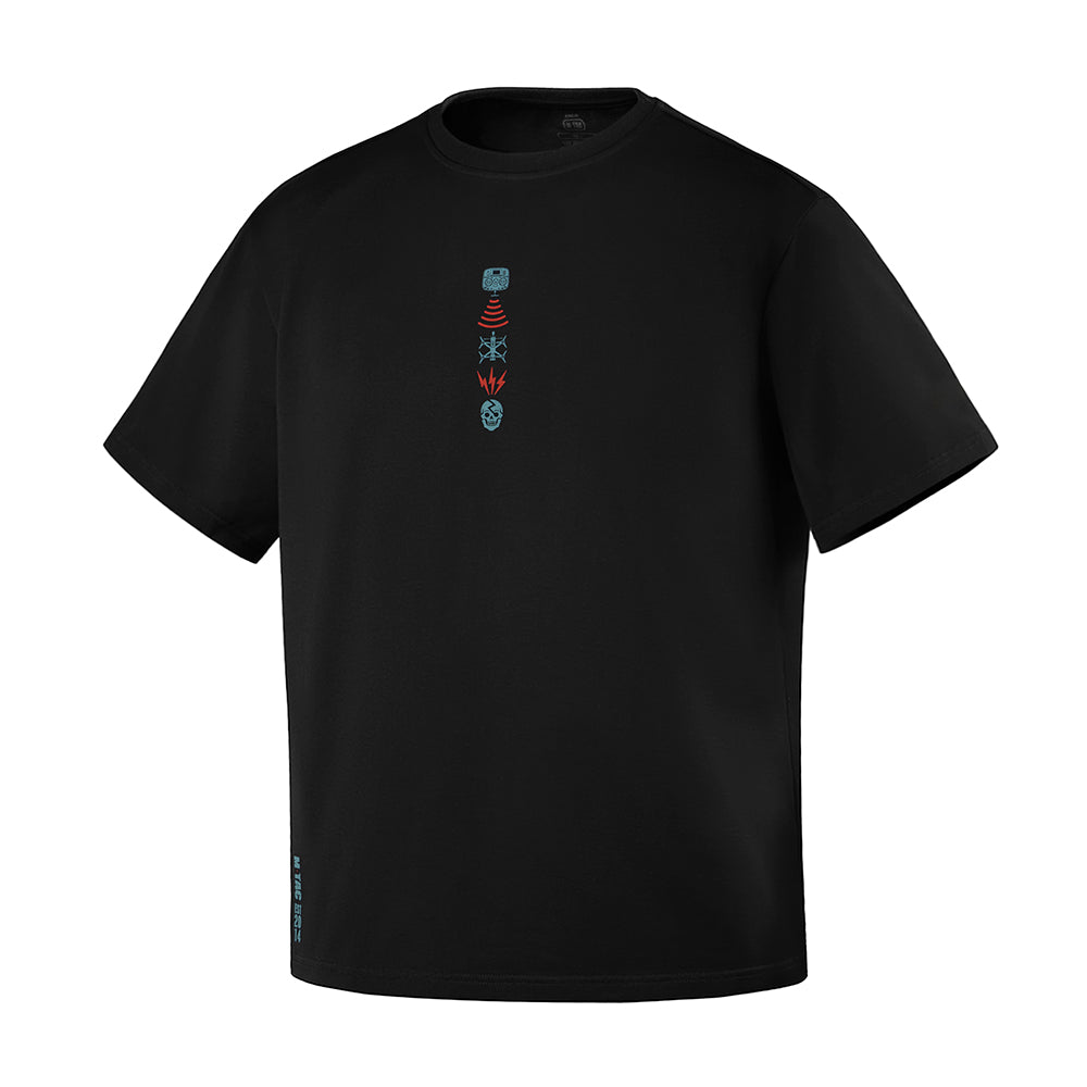 Tricou Kill Zone Cotton Hard M-Tac Negru – 100% Bumbac Greu, Croială Oversized - poza 3