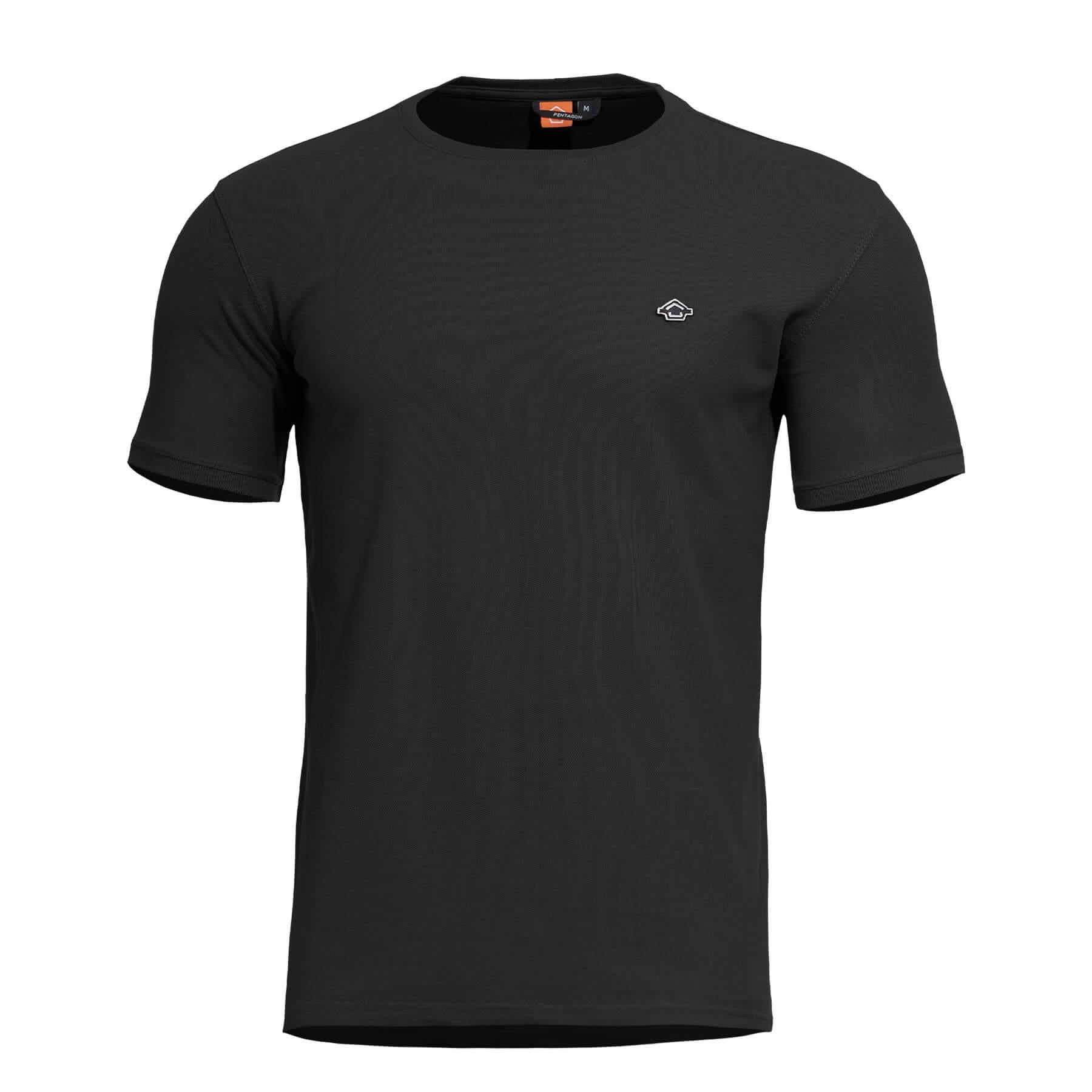 Tricou Levantes Crewneck Black Pentagon Tactical - Confort Superior și Discreție Tactică