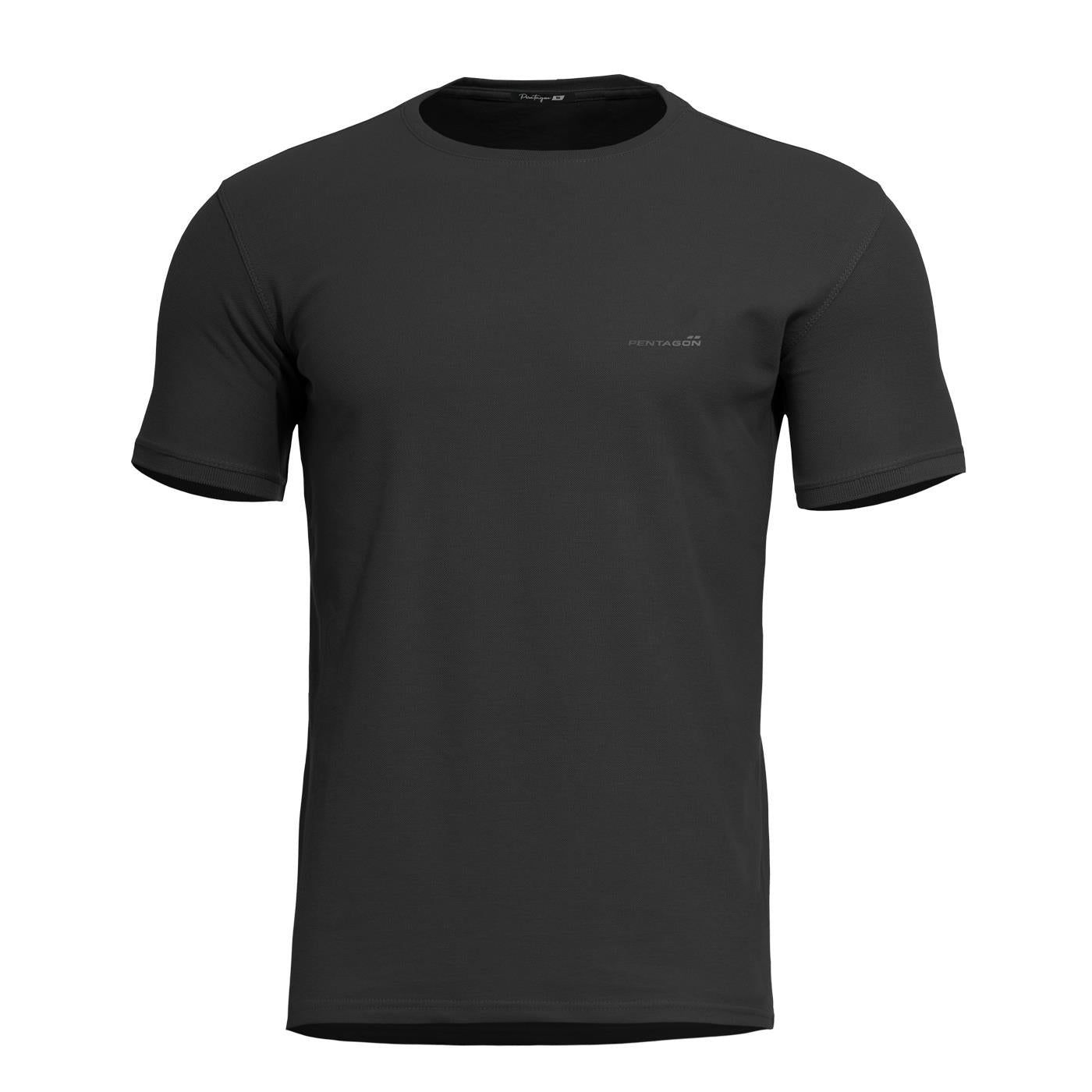 Tricou Levantes Crewneck Black Pentagon Tactical - Confort Superior și Discreție Tactică