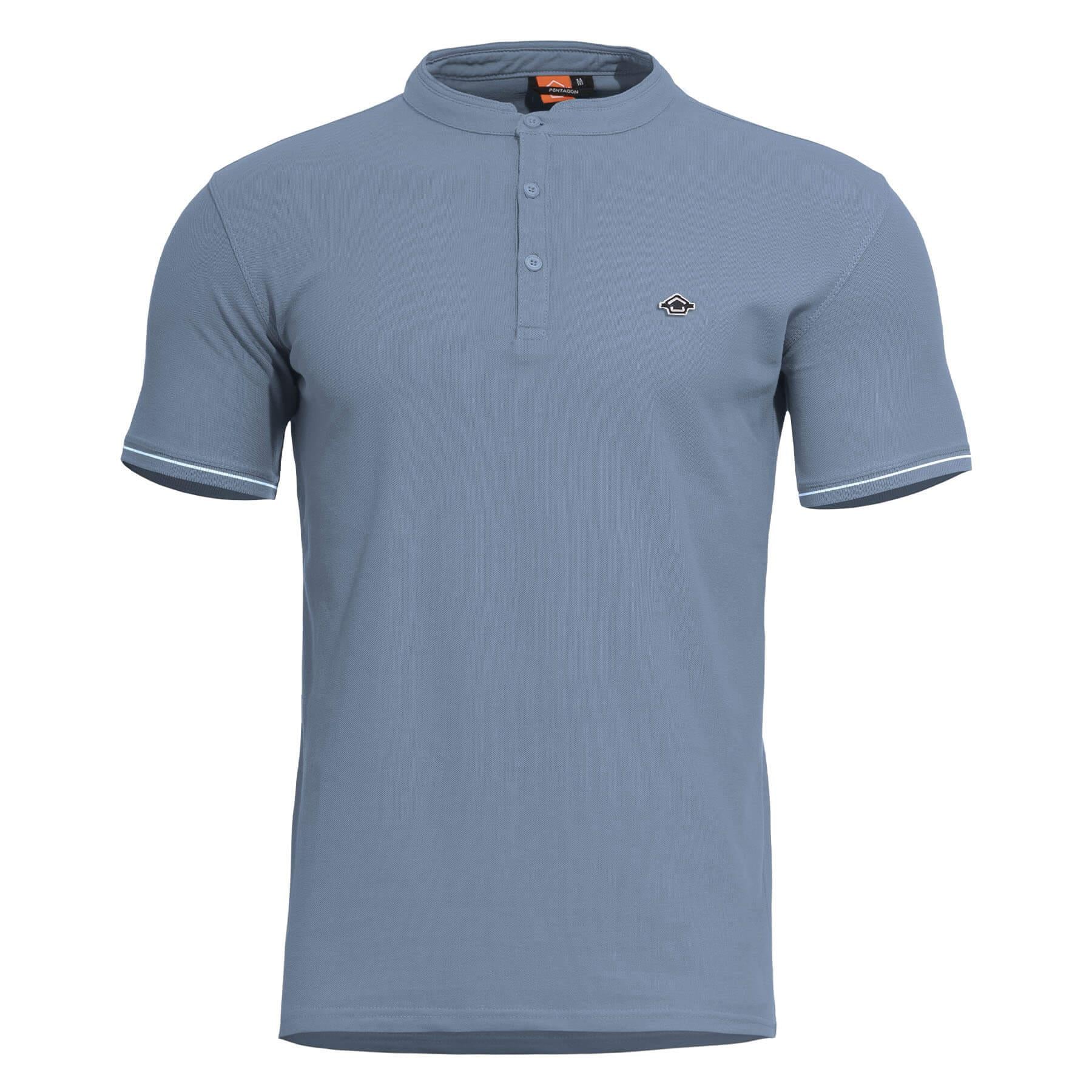 Tricou Levantes Henley T-Shirt Stripes -Str Dawn Blue Pentagon Tactical - Performanță și Discreție în orice Mediu
