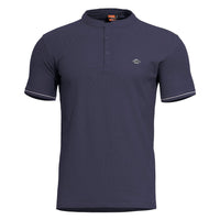 Tricou Levantes Henley T-Shirt Stripes -Str Navy Blue Pentagon Tactical - Performanță și Discreție Tactice