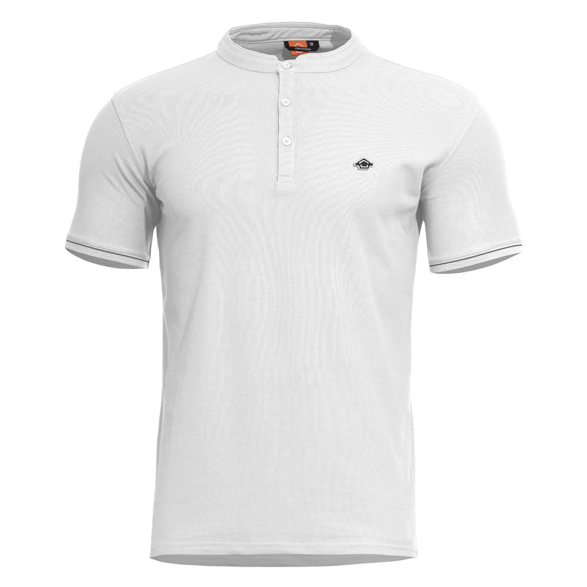 Tricou Levantes Henley T-Shirt Stripes -Str White Pentagon Tactical - Performanță și Discreție Tactică