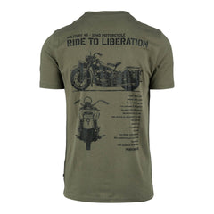 Tricou Liberator WLA Badge Verde - Stil Autentic și Rezistență
