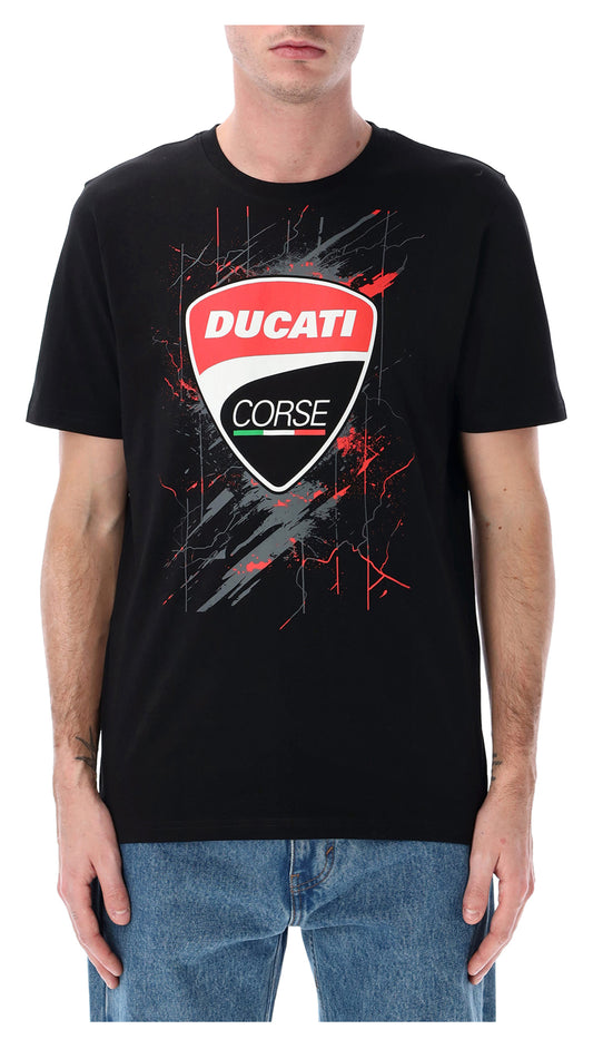 Tricou Logo Ducati Corse - Bumbac Pur, Design Iconic