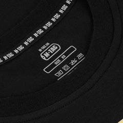 Tricou Logo M-Tac - Negru, Bumbac Elastic, Design Tactic