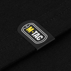 Tricou Logo M-Tac - Negru, Bumbac Elastic, Design Tactic
